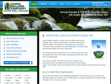 Tablet Screenshot of jamesdrilling.com